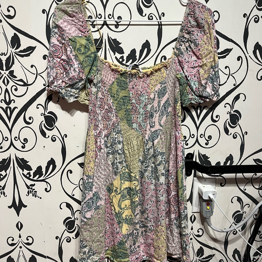 Stradivarius Multicolor Patchwork Blouse